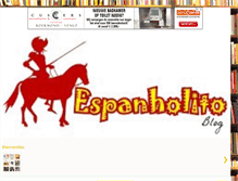 Tablet Screenshot of espanholito.com